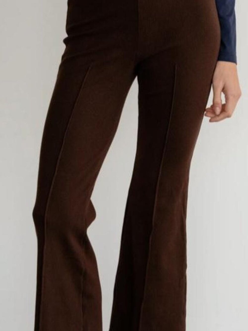 DONNI. Women's Brown Trousers